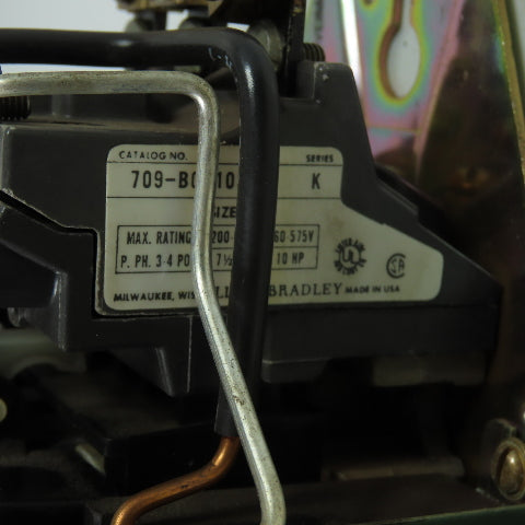 Allen Bradley 709-B0D103 Contractor Series K 3PH Size 1 Starter 120V Coil