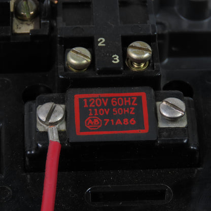 Allen Bradley 709-B0D103 Contractor Series K 3PH Size 1 Starter 120V Coil