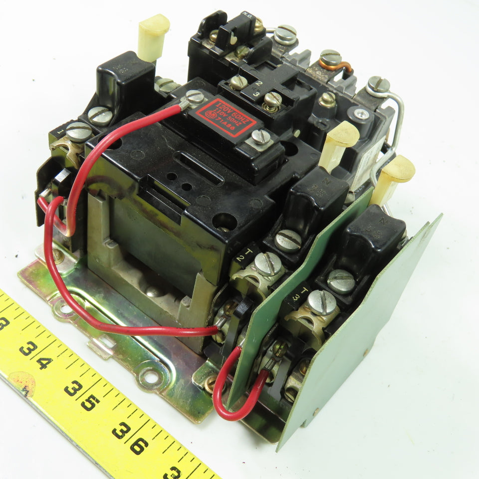 Allen Bradley 709-B0D103 Contractor Series K 3PH Size 1 Starter 120V Coil