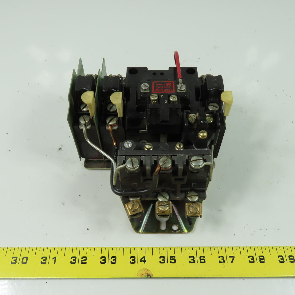 Allen Bradley 709-B0D103 Contractor Series K 3PH Size 1 Starter 120V Coil