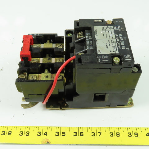 Square D 8536-SA0-12 Ser B Motor Starter 1.5-2HP 600VAC Max