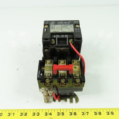 Square D 8536-SA0-12 Ser B Motor Starter 1.5-2HP 600VAC Max