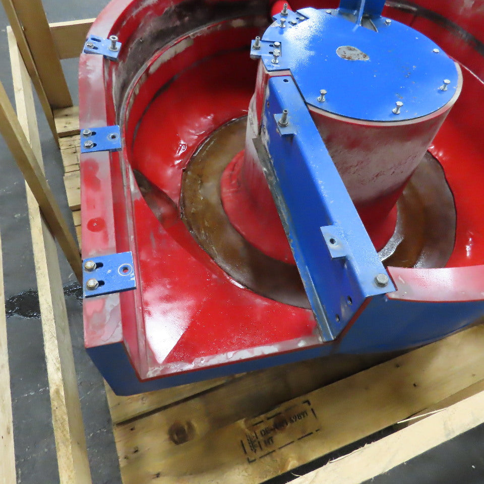 Walther Trowal 44" x 24" Deep Circular Vibratory Finisher Bowl Only Needs Liner