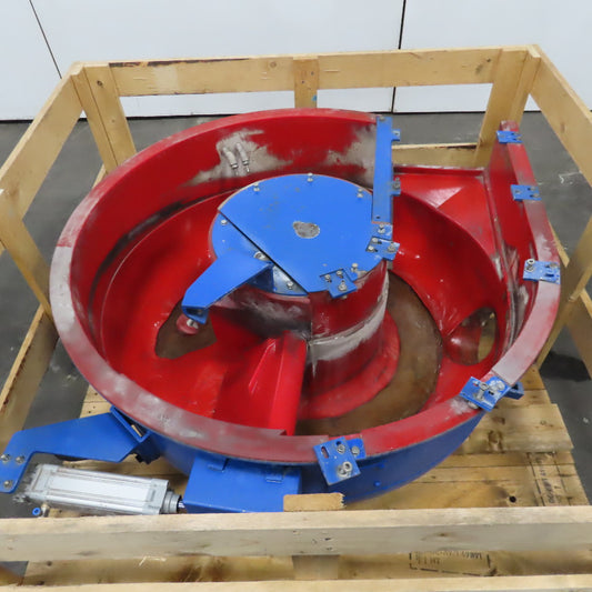 Walther Trowal 44" x 24" Deep Circular Vibratory Finisher Bowl Only Needs Liner