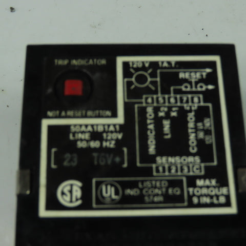 Texas Instruments 50AA1B1A1 Equipment Protection Module 120V 9 IN-LB Max Torque