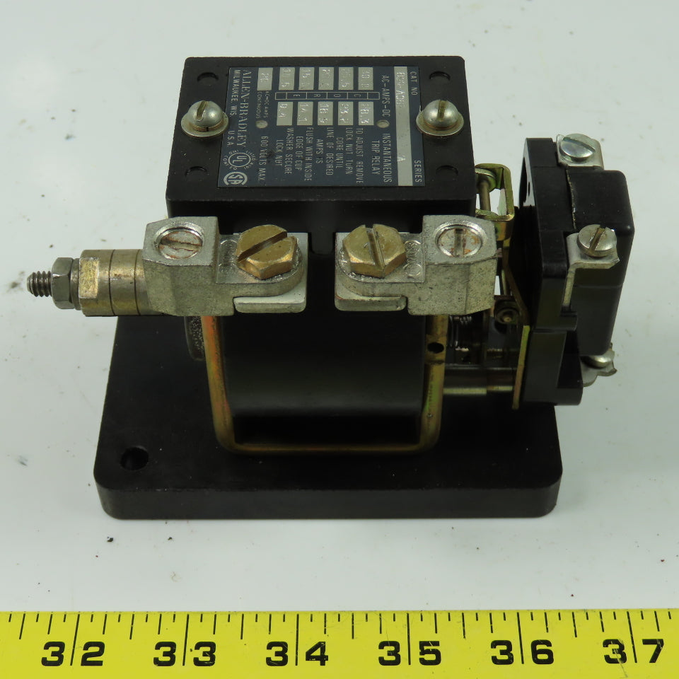 Allen Bradley 809-A08E 20A Instantaneous Trip Relay Ser A 600V Max