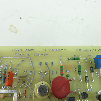 817C584G03 Servo Ampl Circuit Board Card
