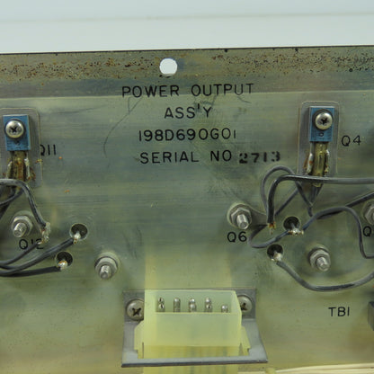 198D690G01 Power Output Ass'Y Heat Sink