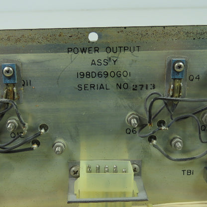 198D690G01 Power Output Ass'Y Heat Sink