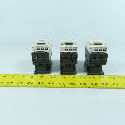 Schneider LC1D18 600V 32A Contactor 120V Coil 5-15HP Lot Of 3