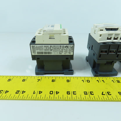 Schneider LC1D18 600V 32A Contactor 120V Coil 5-15HP Lot Of 3
