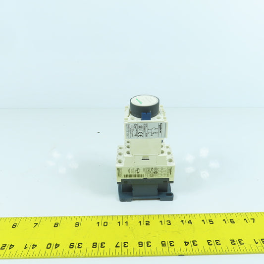 Schneider LADR2 CAD50 Time Delay Block 0.1-30s W/600V 10A Contactor 120V G7 Coil