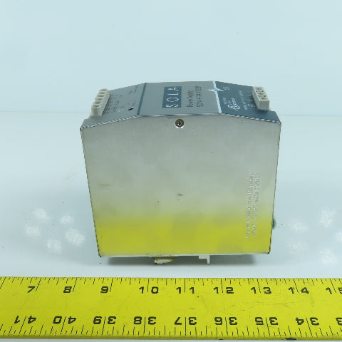 Sola SDN 4-24-100LP 24VDC 3.8A Rail Mount Power Supply 115/230VAC Input