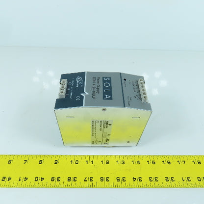 Sola SDN 4-24-100LP 24VDC 3.8A Rail Mount Power Supply 115/230VAC Input