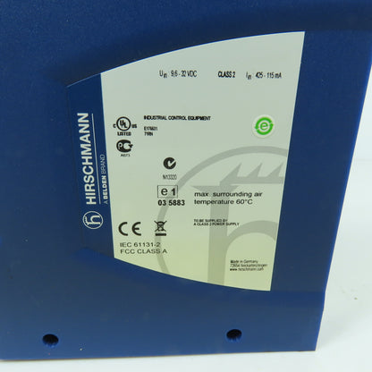 Hirschmann Spider II 8TX Rail Mount Ethernet Switch 24V