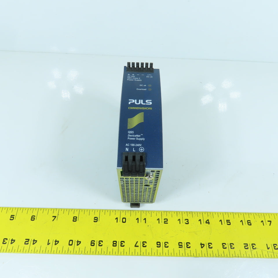 Puls Dimension QS5.DNET 24V DC Power Supply 100-240V AC Input