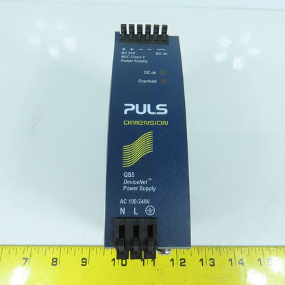 Puls Dimension QS5.DNET 24V DC Power Supply 100-240V AC Input