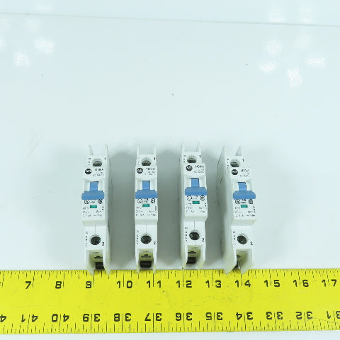 Allen Bradley 1489-A1D150 15A Single Pole Circuit Breaker 277VAC Lot Of 4
