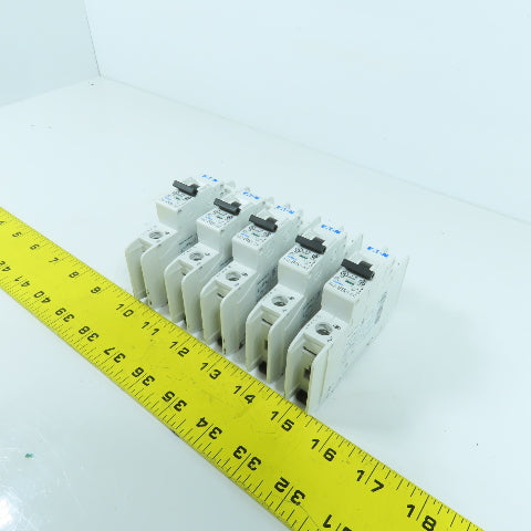 Eaton FAZ-D15/1-NA-SP 15A Single Pole Circuit Breaker 277VAC Lot Of 5