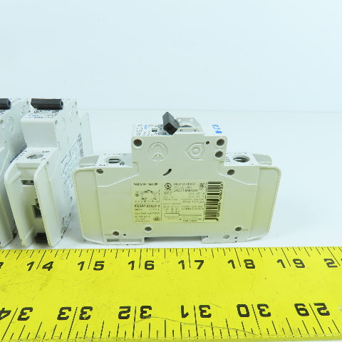 Eaton FAZ-D15/1-NA-SP 15A Single Pole Circuit Breaker 277VAC Lot Of 5