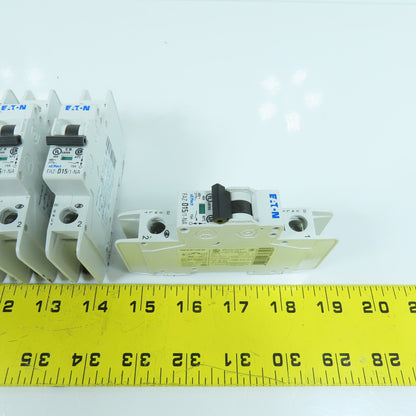 Eaton FAZ-D15/1-NA-SP 15A Single Pole Circuit Breaker 277VAC Lot Of 5