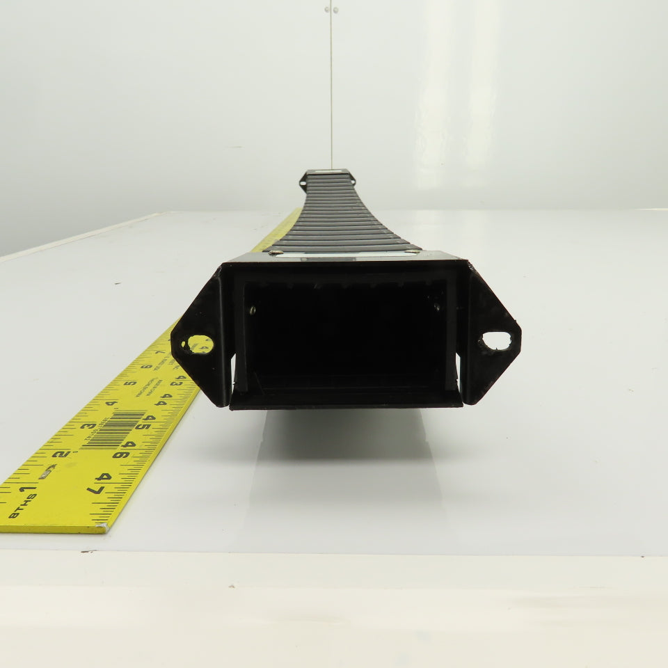 PCF 70.40 43-3/8"L Enclosed Cable Carrier Energy Chain 2-3/4x1-1/2" ID W/Anchors