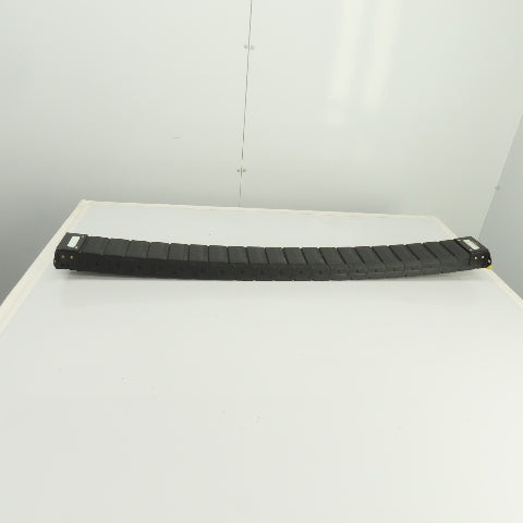 PCF 70.40 43-3/8"L Enclosed Cable Carrier Energy Chain 2-3/4x1-1/2" ID W/Anchors