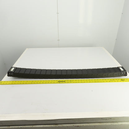 PCF 70.40 43-3/8"L Enclosed Cable Carrier Energy Chain 2-3/4x1-1/2" ID W/Anchors