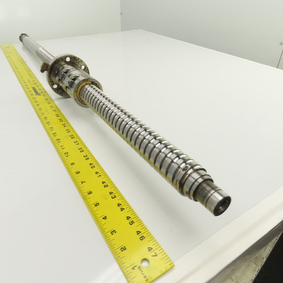 40mm OD Single Start Ball Screw & Nut 50.25" OAL 24.5" Travel From First MCV 600