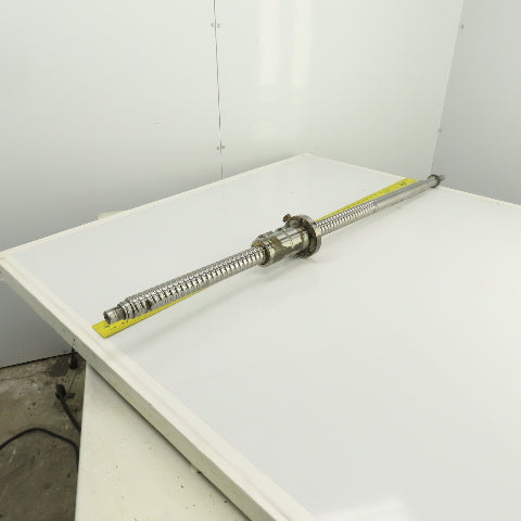 40mm OD Single Start Ball Screw & Nut 50.25" OAL 24.5" Travel From First MCV 600