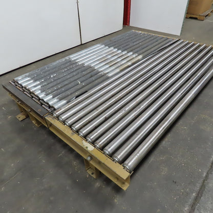 83" BF x 60" Long Gravity Roller Conveyor Section 13-1/2" Tall