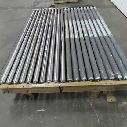83" BF x 60" Long Gravity Roller Conveyor Section 13-1/2" Tall