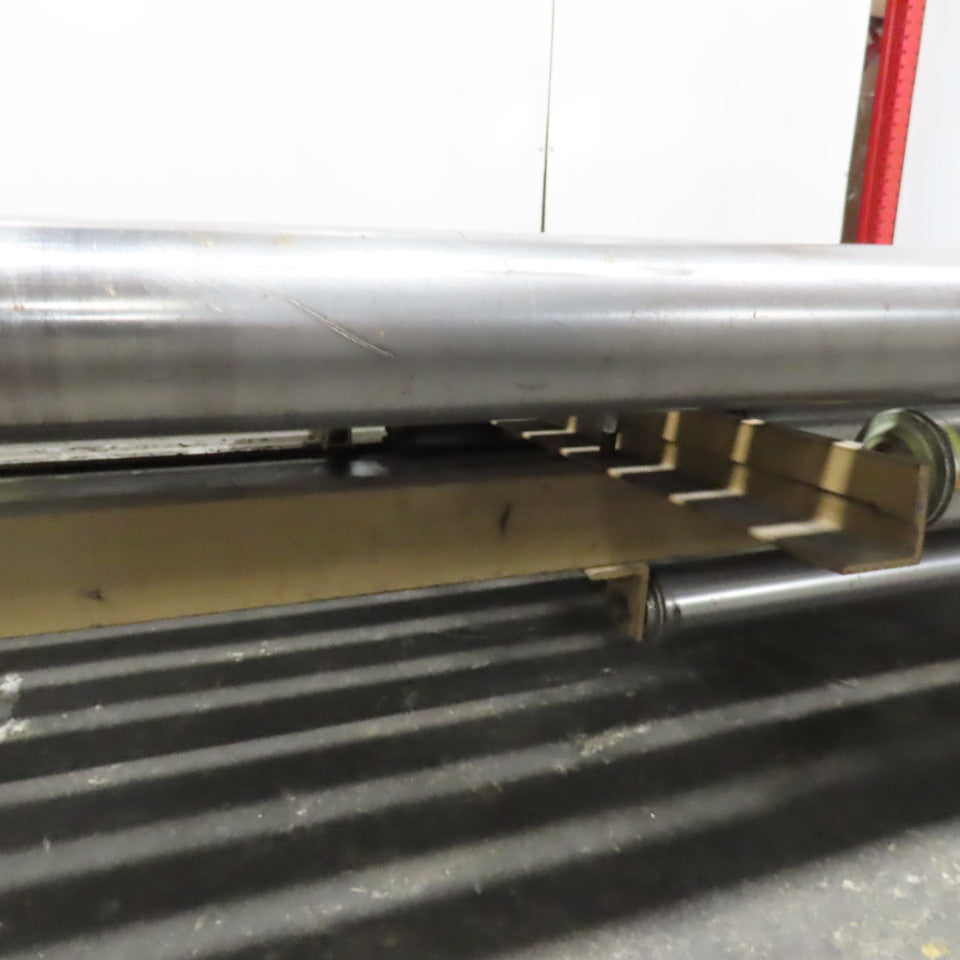 83" BF x 60" Long Gravity Roller Conveyor Section 13-1/2" Tall