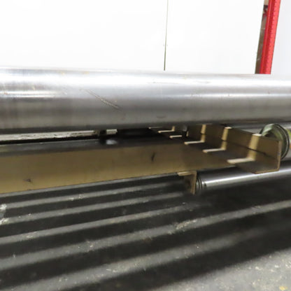 83" BF x 60" Long Gravity Roller Conveyor Section 13-1/2" Tall