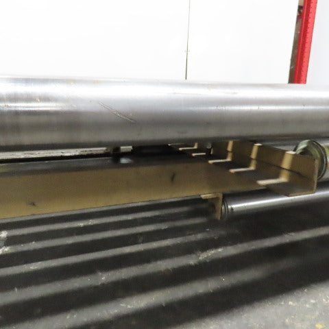 83" BF x 60" Long Gravity Roller Conveyor Section 13-1/2" Tall