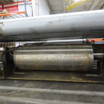 83" BF x 60" Long Gravity Roller Conveyor Section 13-1/2" Tall