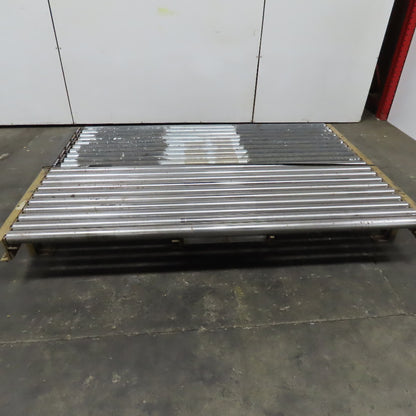 83" BF x 60" Long Gravity Roller Conveyor Section 13-1/2" Tall