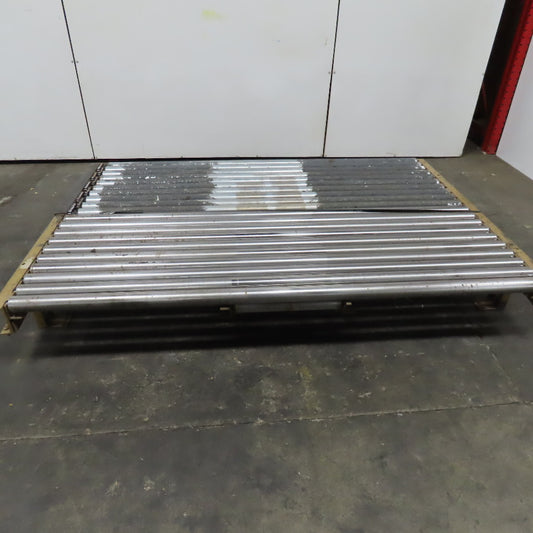 83" BF x 60" Long Gravity Roller Conveyor Section 13-1/2" Tall