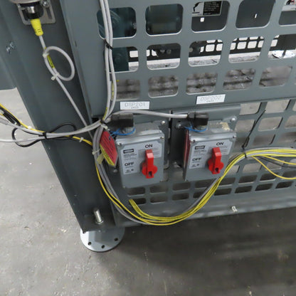 Automated High Infeed Palletizer W/ Pallet Feeder Discharge Conveyor 40" Pallet