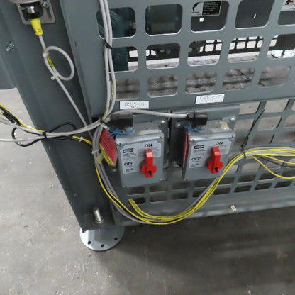 Automated High Infeed Palletizer W/ Pallet Feeder Discharge Conveyor 40" Pallet
