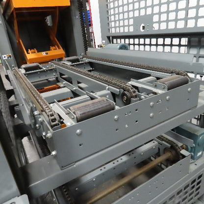 Automated High Infeed Palletizer W/ Pallet Feeder Discharge Conveyor 40" Pallet