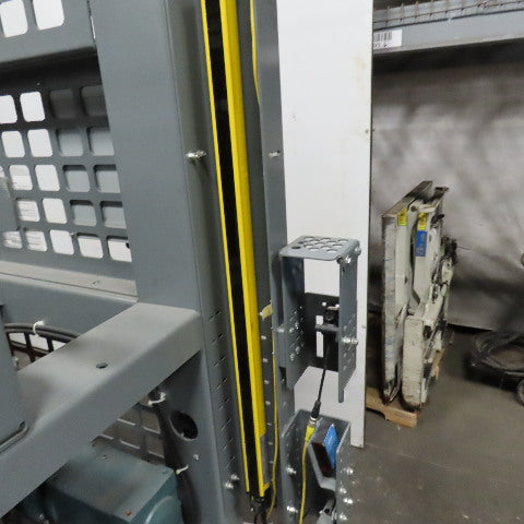 Automated High Infeed Palletizer W/ Pallet Feeder Discharge Conveyor 40" Pallet