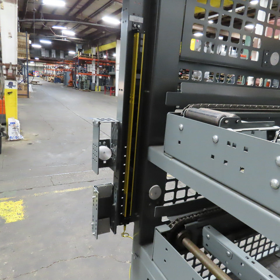 Automated High Infeed Palletizer W/ Pallet Feeder Discharge Conveyor 40" Pallet