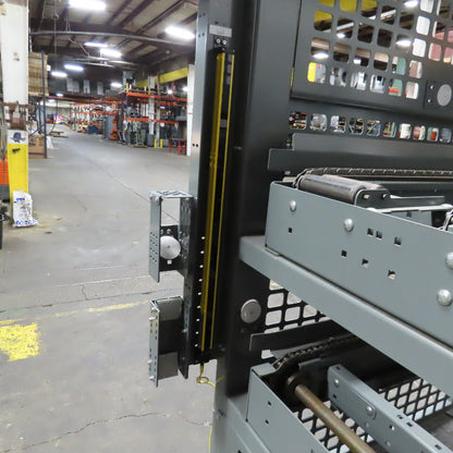 Automated High Infeed Palletizer W/ Pallet Feeder Discharge Conveyor 40" Pallet