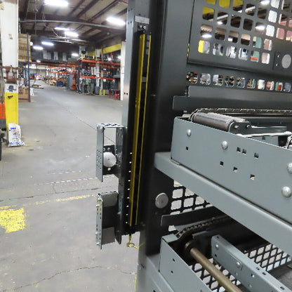 Automated High Infeed Palletizer W/ Pallet Feeder Discharge Conveyor 40" Pallet