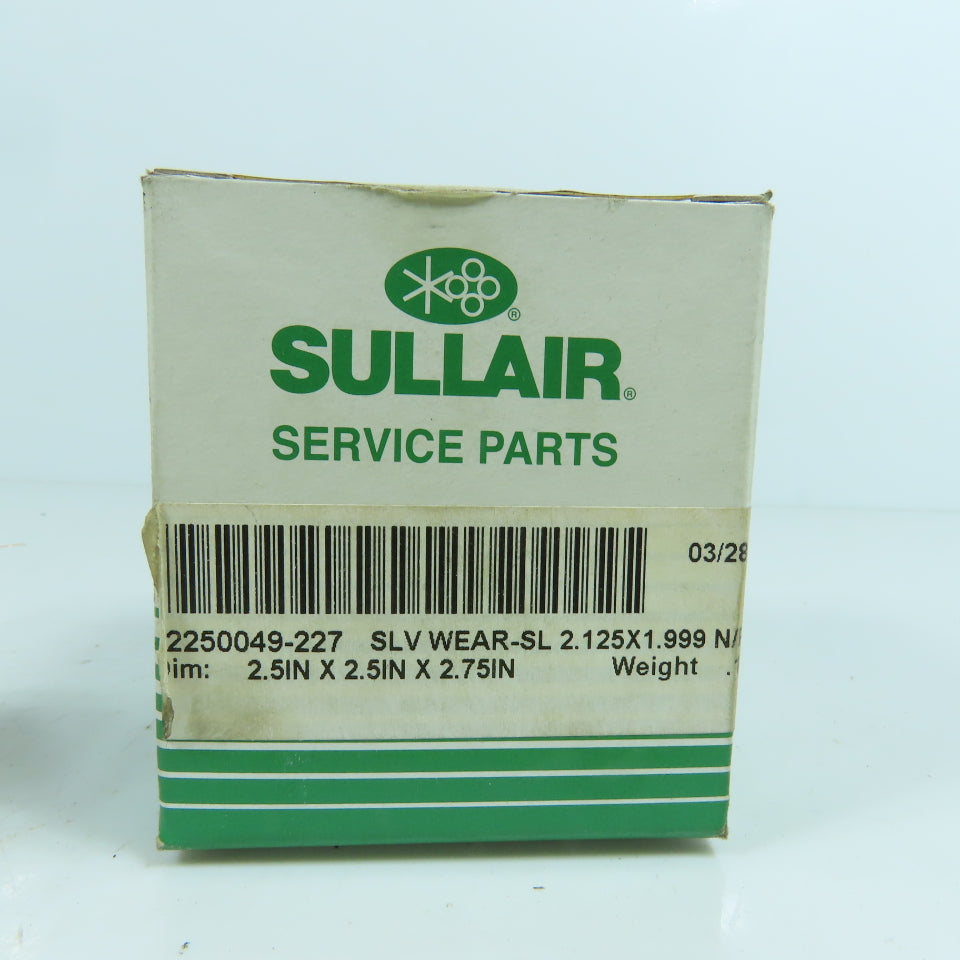 Sullair 02250049-227 Genuine OEM Replacement Wear Sleeve 2.125 x 1.999 Box Of 2