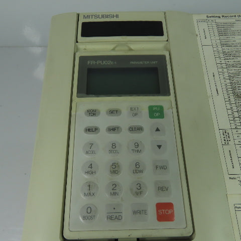 Mitsubishi FR-A220E-7.5K-UL 200-230VAC 52A AC Inverter Drive 50/60 Hz 10 HP 3P