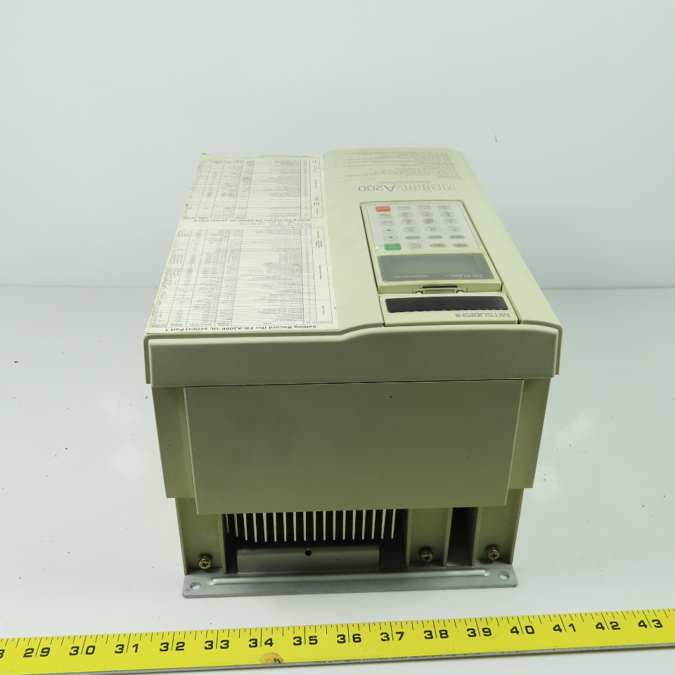 Mitsubishi FR-A220E-7.5K-UL 200-230VAC 52A AC Inverter Drive 50/60 Hz 10 HP 3P
