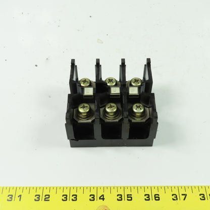 Fugi Electric AYBN10 100A Terminal Block 600V 3 Pole
