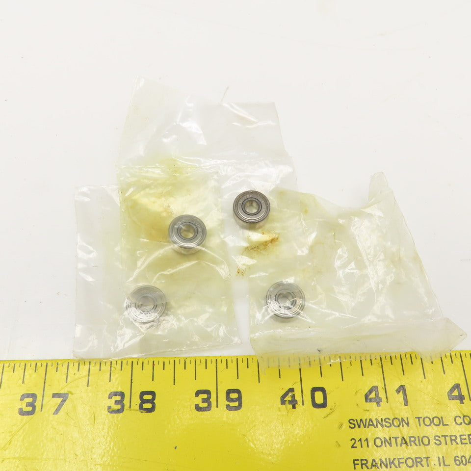 Fafnir P33KDD5 Radial Ball Bearing 0.1875" x 0.5000" x 0.1563" Lot Of 4